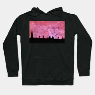 London Skyline Pink Mini Hoodie